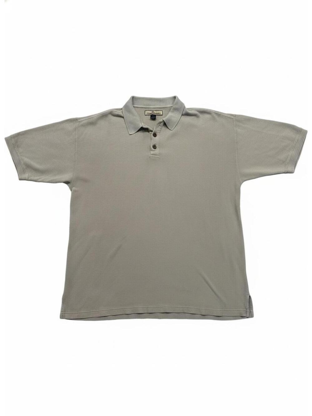 Tommy Bahama Men’s Gray Polo Shirt Short Sleeve Casual Relax Fit Golf Shirt